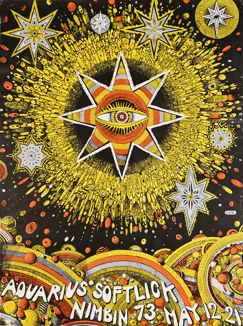 1973 Nimbin Aquarius Festival poster