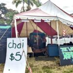 The World Rainbow Cafe Tent at Aquarius50