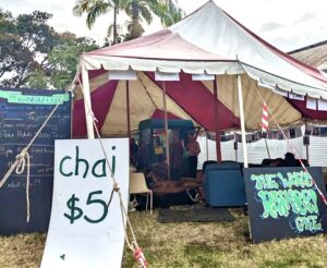 The World Rainbow Cafe Tent at Aquarius50